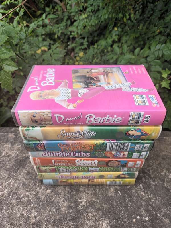 VINTAGE VHS Cassettes × 8