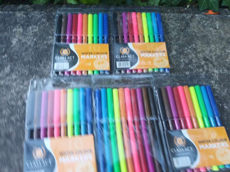 5 × 10 CLASS ACT Water Colour Markers