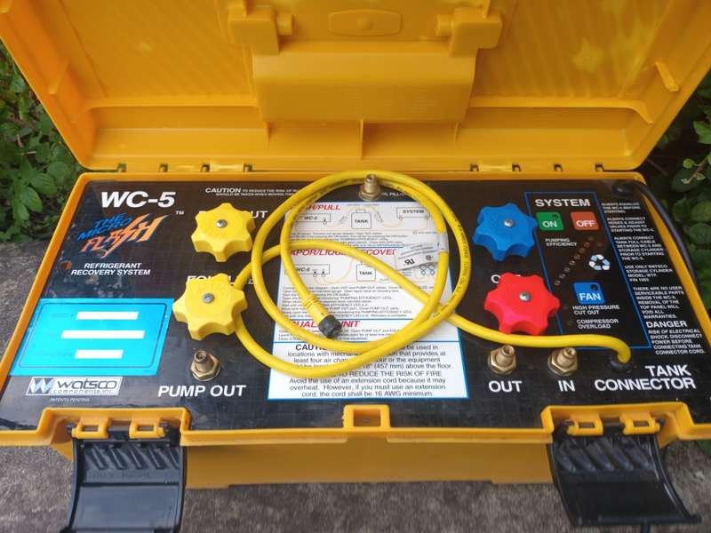 Watsco Micro Flash Refrigerant Freon Recovery System WC-5