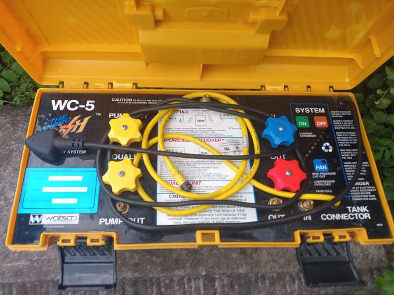 Watsco Micro Flash Refrigerant Freon Recovery System WC-5