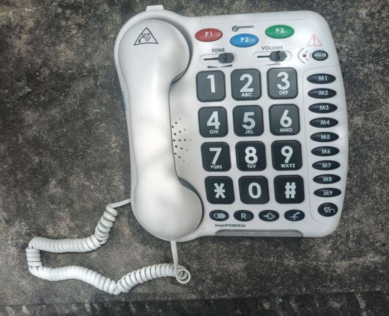 Geemarc AmpliPOWER50 amplified telephone - up to 60 dB