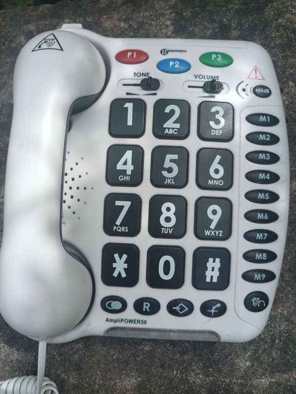 Geemarc AmpliPOWER50 amplified telephone - up to 60 dB