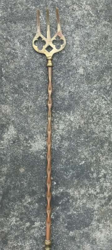 VINTAGE Brass Toasting Forks × 2