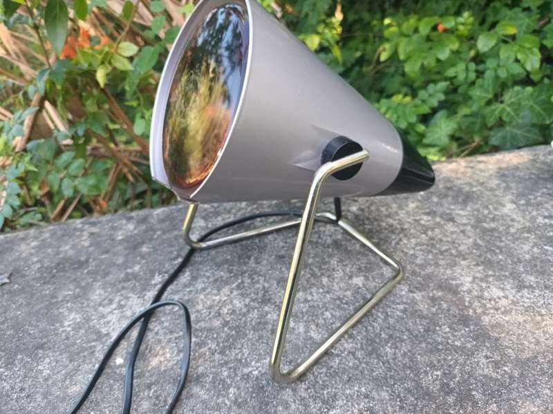 VINTAGE Retro Heat Lamp Philips Infraphil, 80s