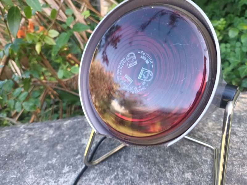VINTAGE Retro Heat Lamp Philips Infraphil, 80s