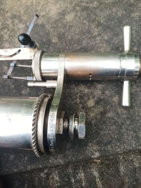 ANTIQUE 1890`s Ashcroft Mfg Steam Engine Indicator Tool Compression Rail Road
