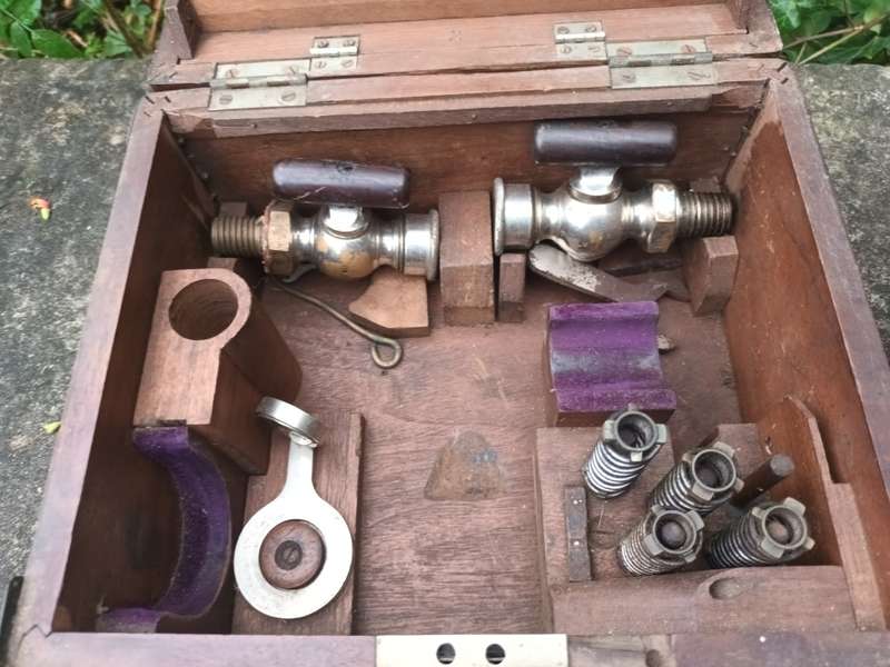ANTIQUE 1890`s Ashcroft Mfg Steam Engine Indicator Tool Compression Rail Road