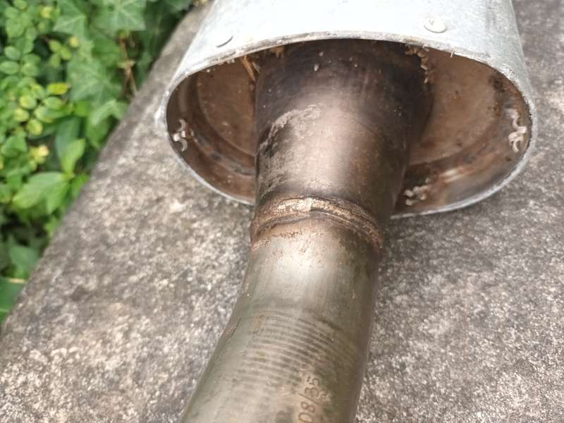 BMW G450X K16 exhaust original 18127709376