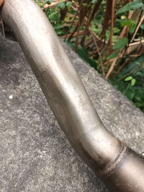 BMW G450X K16 exhaust original 18127709376