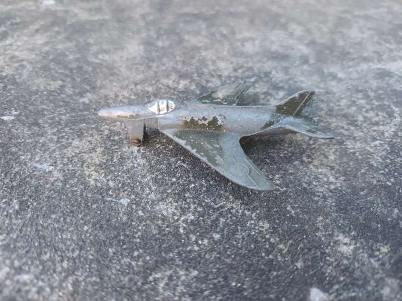 VINTAGE Dinky Toys No. 734 Supermarine Swift Fighter - Meccano Ltd - England