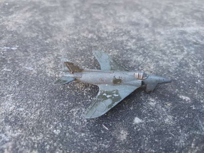 VINTAGE Dinky Toys No. 734 Supermarine Swift Fighter - Meccano Ltd - England