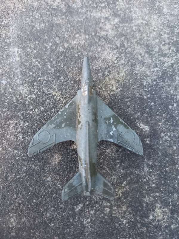 VINTAGE Dinky Toys No. 734 Supermarine Swift Fighter - Meccano Ltd - England