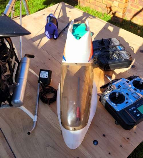 Hirobo Sceadu 50 size Engine 2001