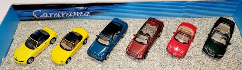 Set 2 Cararama Collection 6 Model Cars Toy Series No 176 172 Scale Boxed Diecast