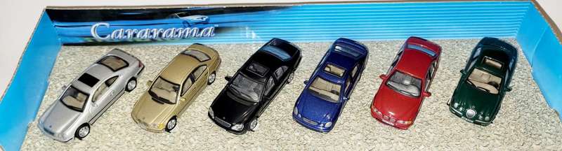 Set 3 Cararama Collection 6 Model Cars Toy Series No 176 172 Scale Boxed Diecast