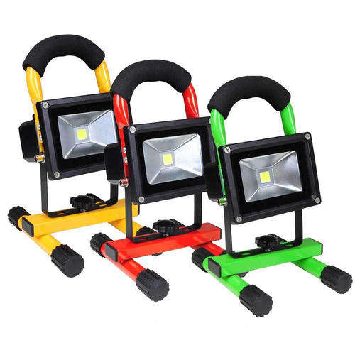 10W Rechargeable Cordless LED Flood Light Spot Portable Lamp