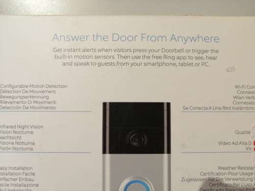 Original  Ring Video Doorbell
