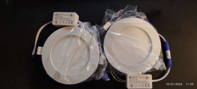 MTY 6W Round Panel light 220V Complete with Fittings and Driver price for 4  (9cm diameter)
