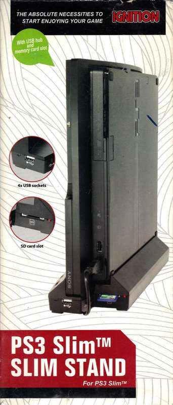 Ignition PS3 slim stand with 4 USB sockets and sd card slot