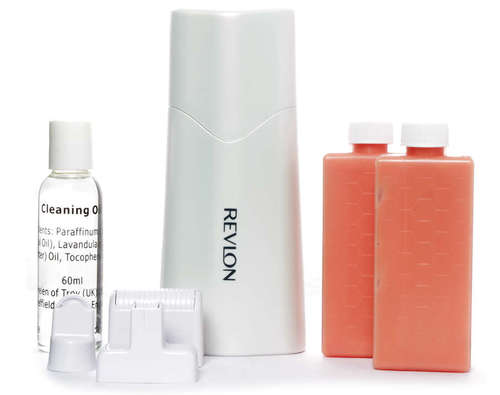 Revlon home spa heated wax hair removal  system for longer lasting smoother skin