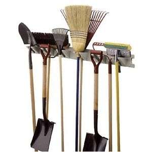 5-Piece adjustable wall hook storage garage system