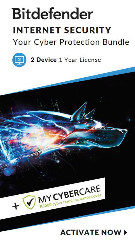 Bitdefender Internet Security 2020 - 2 User including MyCybercare Cyber Fraud Insurance