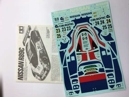 TAMIYA NISSAN R89C 1989 MODEL KIT 1/24