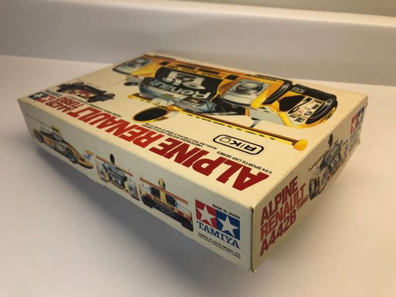 RARE VINTAGE TAMIYA ALPINE RENAULT A442B MODEL KIT 1/24 SS2411 MOTORIZED with DRIVER