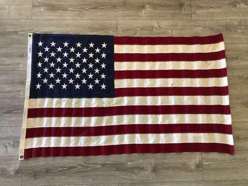 US FLAG Stars and Stripes Flag 3` x 5`  (90x150cm) 100% Cotton, embroidered stars and sew stripes