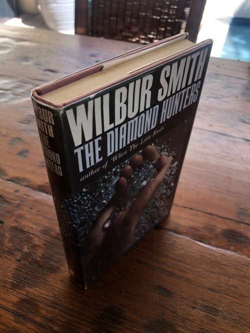 WILBUR SMITH The Diamond Hunters 1st Edition Reprint Hardback 1971