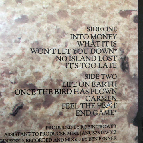 ROBIN TROWER - B.L.T. LP Vinyl Album JACK BRUCE