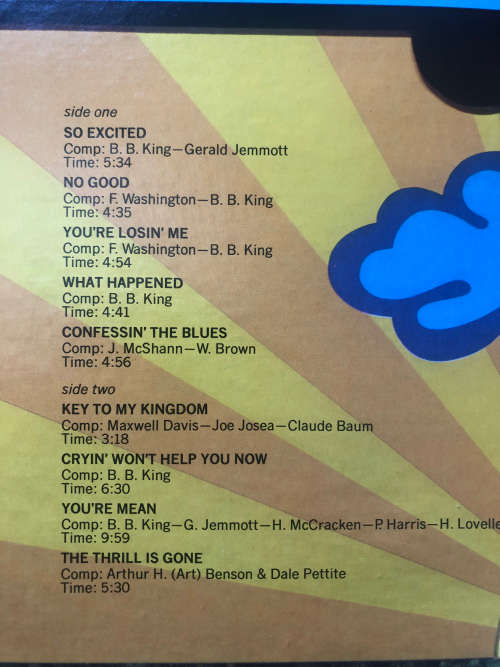 BB KING - COMPLETELY WELL  . LP Vinyl.  US IMPORT . MINT played once