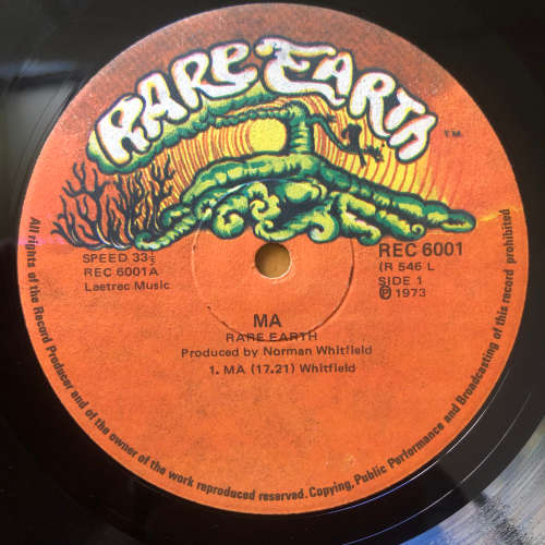 RARE EARTH - MA . LP VINYL. GATEFOLD SA