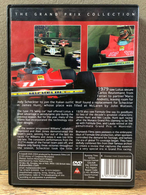 DVD`s MOTORSPORT x11 box set F1 1970s