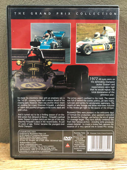 DVD`s MOTORSPORT x11 box set F1 1970s