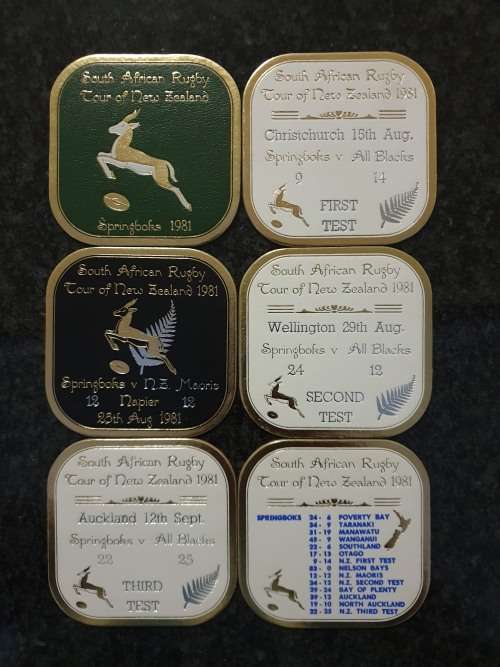 COLLECTOR'S ITEM - Springbok coasters