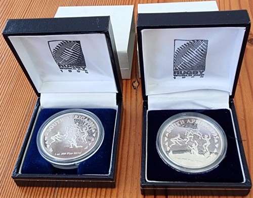 1995 Rugby World Cup Silver Medallion