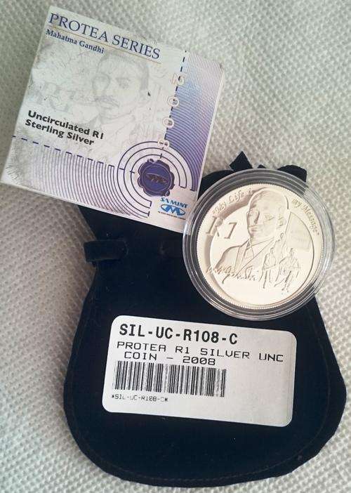 MAHATMA GHANDI 2008 SILVER UNC ***SPECIAL***
