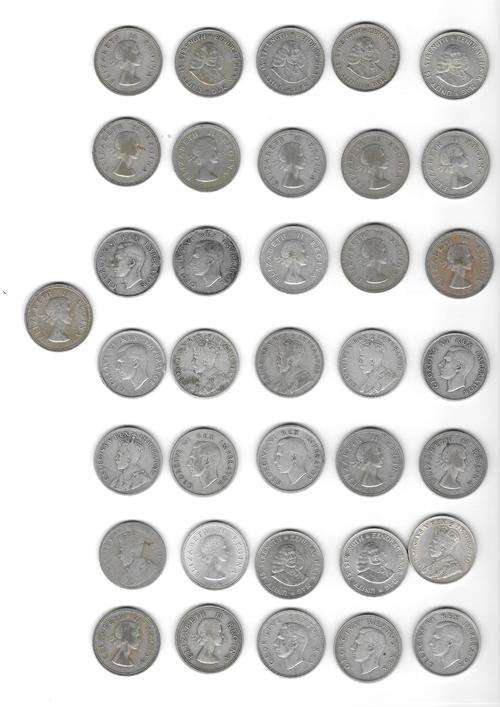 2 SHILLING COIN LOT!!!