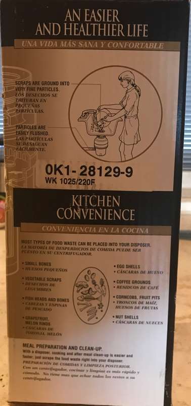 KITCHEN SINK WASTE DISPOSAL UNIT