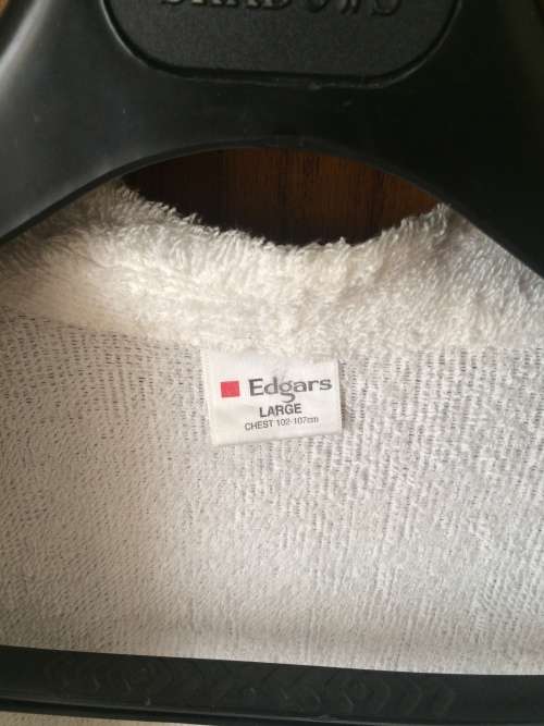 Edgars Unisex White Gown - In good condition.BARGAIN! CLEARANCE SALE