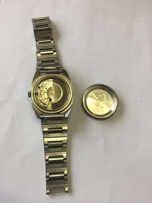 Vintage SWISS SANDOZ Mens mechanical watch - Still running on occasion Bargain SOLD AS IS