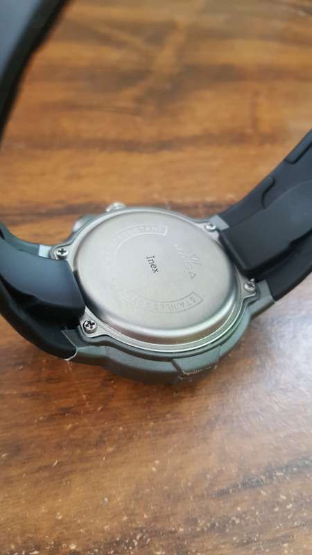 JAGA watch with rubber strap QUALITY - WORKING ORDER BARGAIN