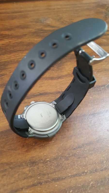 JAGA watch with rubber strap QUALITY - WORKING ORDER BARGAIN