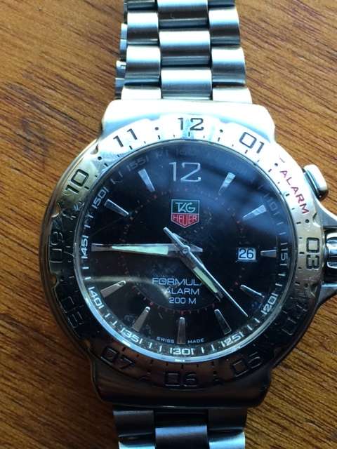 TAG HEUER FORMULA 1 ALARM WATCH 41MM  - Model WAC111A Great bargain! READ PLEASE