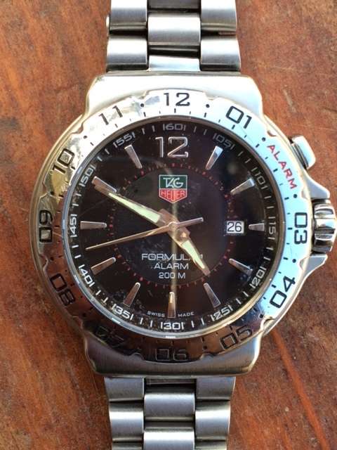 TAG HEUER FORMULA 1 ALARM WATCH 41MM  - Model WAC111A Great bargain! READ PLEASE