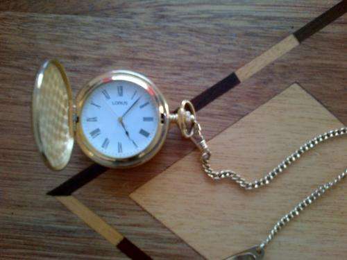Lorus Quartz Pocket Watch - 42mm Dual time. BARGAIN!