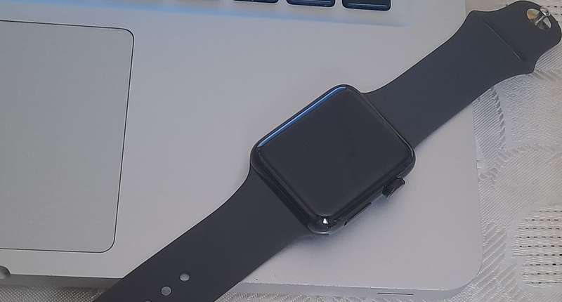 Apple Watch Series 2, Black Stainless Steel 42mm Full Working (AS IS)