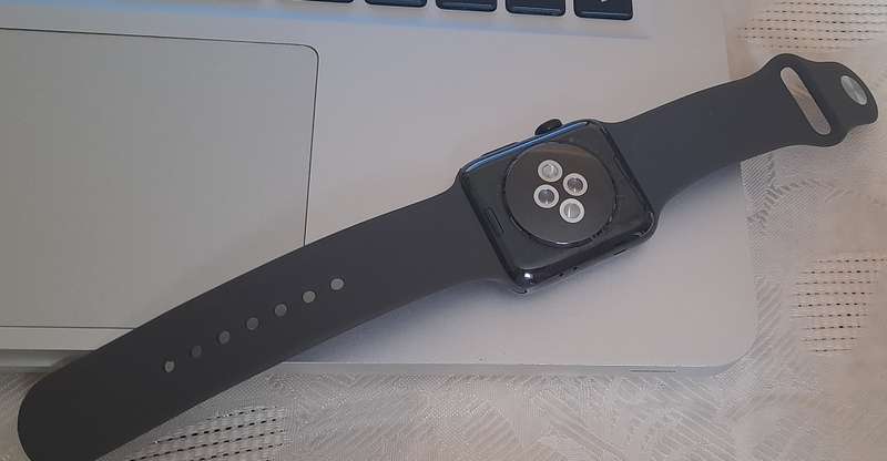 Apple Watch Series 2, Black Stainless Steel 42mm Full Working (AS IS)