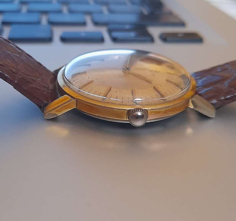 Zenith Vintage Mechanical Gold Plated watch 33mm - Bargain!!! Sell as it is
